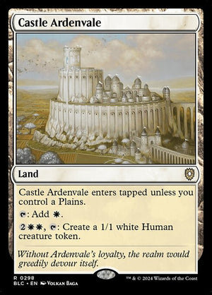 Castle Ardenvale (298) [Bloomburrow Commander]