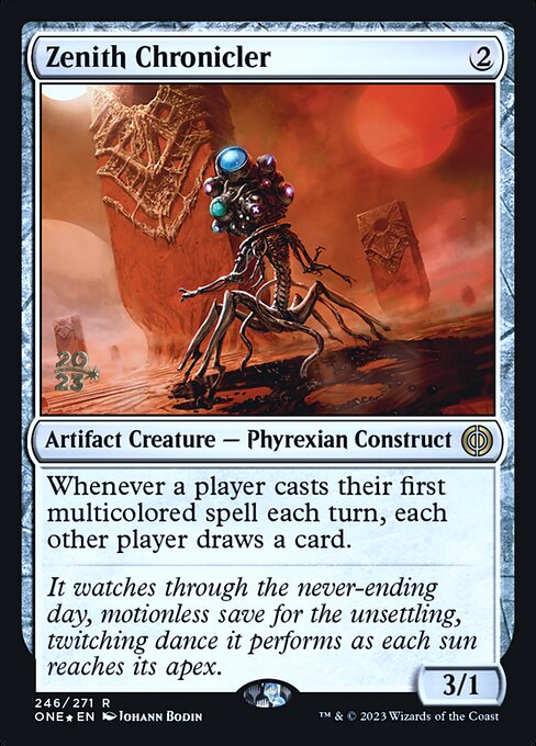 Zenith Chronicler (246s) [Phyrexia: All Will Be One Promos]
