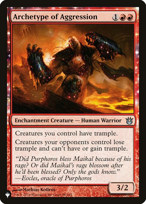 Archetype of Aggression (BNG-88) [The List]