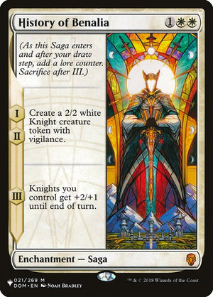 History of Benalia (DOM-21) [The List]