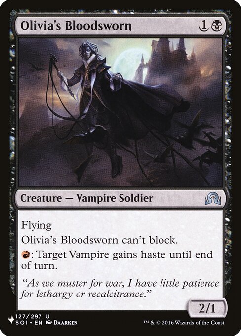 Olivia's Bloodsworn (SOI-127) [The List]