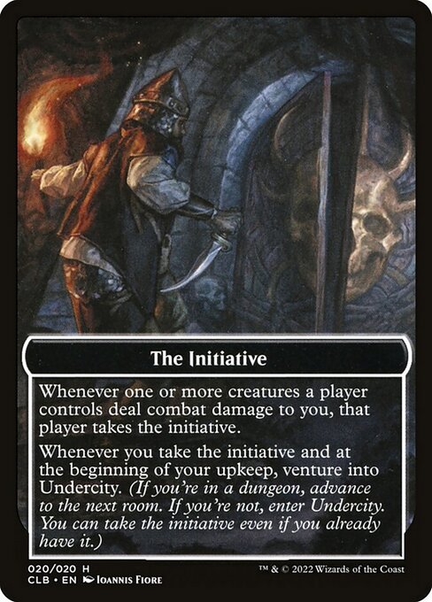 Undercity // The Initiative (20) [Battle for Baldur's Gate Oversized Cards] Reverse