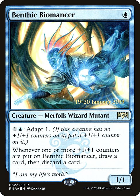 Benthic Biomancer (32s) [Ravnica Allegiance Promos]