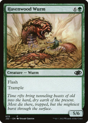 Havenwood Wurm (670) [Jumpstart 2022]