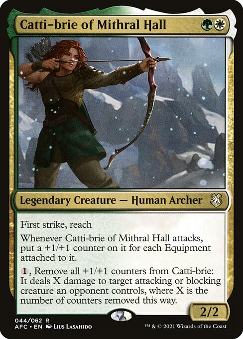 Catti-brie of Mithral Hall (44) [Forgotten Realms Commander]