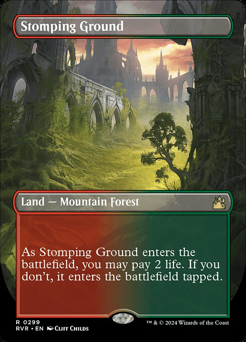 Stomping Ground (299) [Ravnica Remastered] [Borderless]