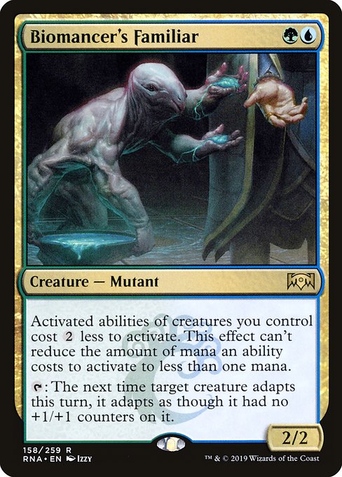 Biomancer's Familiar (158) [Ravnica Allegiance]