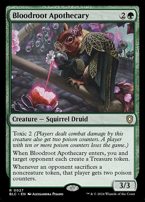 Bloodroot Apothecary (27) [Bloomburrow Commander]