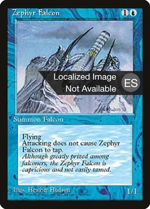 Zephyr Falcon (116) [Fourth Edition Foreign Black Border]