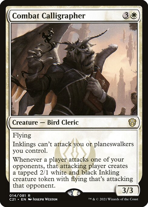 Combat Calligrapher (14) [Commander 2021]