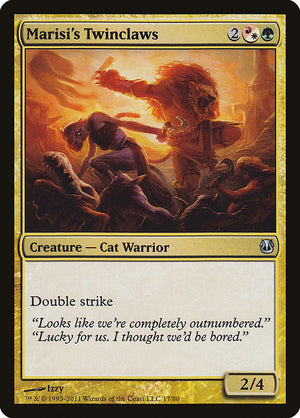 Marisi's Twinclaws (17) [Duel Decks: Ajani vs. Nicol Bolas]