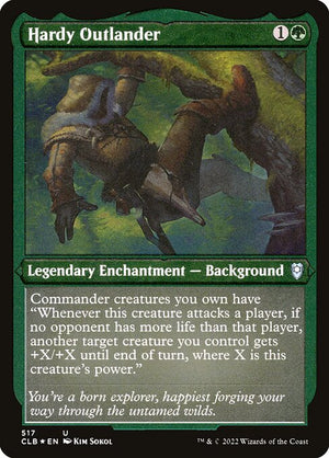 Hardy Outlander (517) [Commander Legends: Battle for Baldur's Gate]