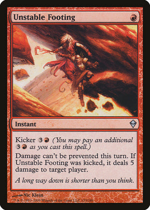 Unstable Footing (153) [Zendikar]