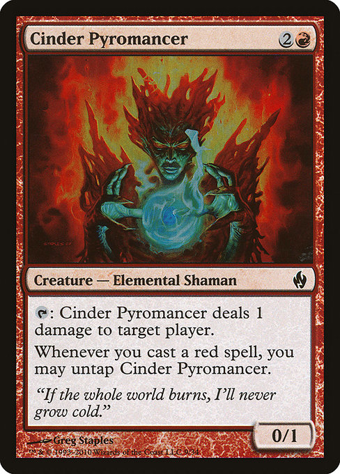 Cinder Pyromancer (9) [Premium Deck Series: Fire and Lightning]