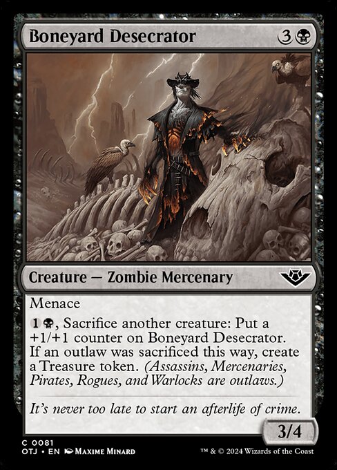 Boneyard Desecrator (81) [Outlaws of Thunder Junction]