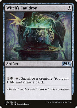 Witch's Cauldron (129) [Core Set 2021]