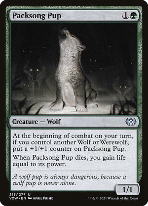 Packsong Pup (213) [Innistrad: Crimson Vow]