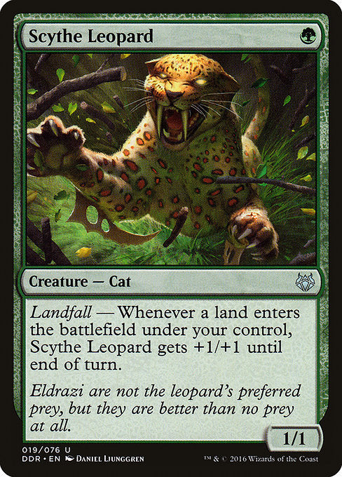 Scythe Leopard (19) [Duel Decks: Nissa vs. Ob Nixilis]