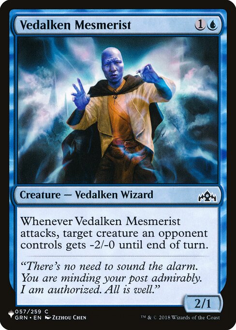 Vedalken Mesmerist (GRN-57) [The List]