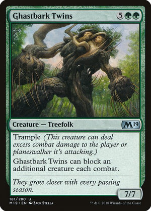 Ghastbark Twins (181) [Core Set 2019]