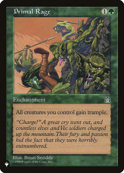 Primal Rage (STH-112) [The List]