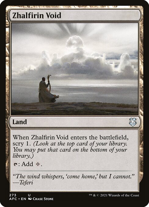 Zhalfirin Void (273) [Forgotten Realms Commander]