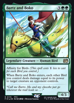 Bartz and Boko (175s) [Final Fantasy Promos]