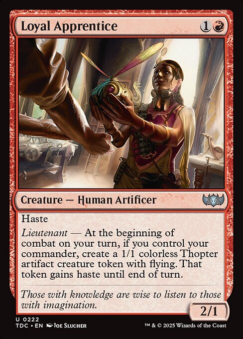 Loyal Apprentice (222) [Tarkir: Dragonstorm Commander]