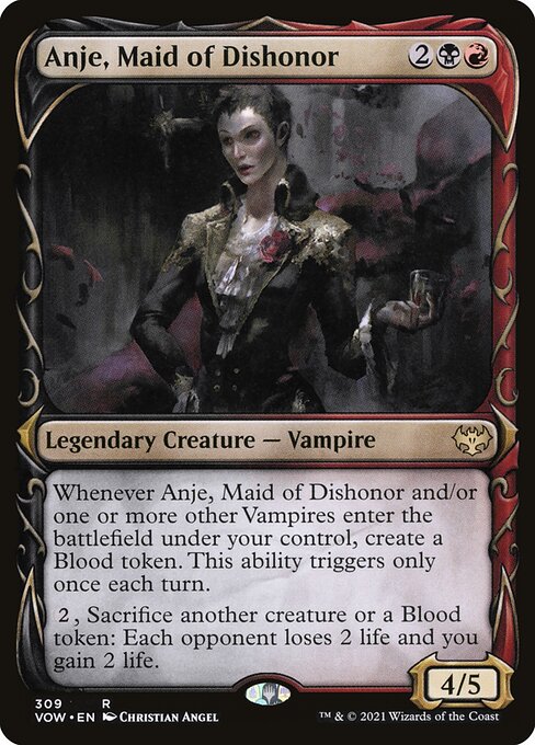 Anje, Maid of Dishonor (309) [Innistrad: Crimson Vow] [Showcase]