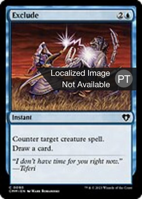 Exclude (90) [Commander Masters]