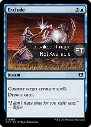 Exclude (90) [Commander Masters]