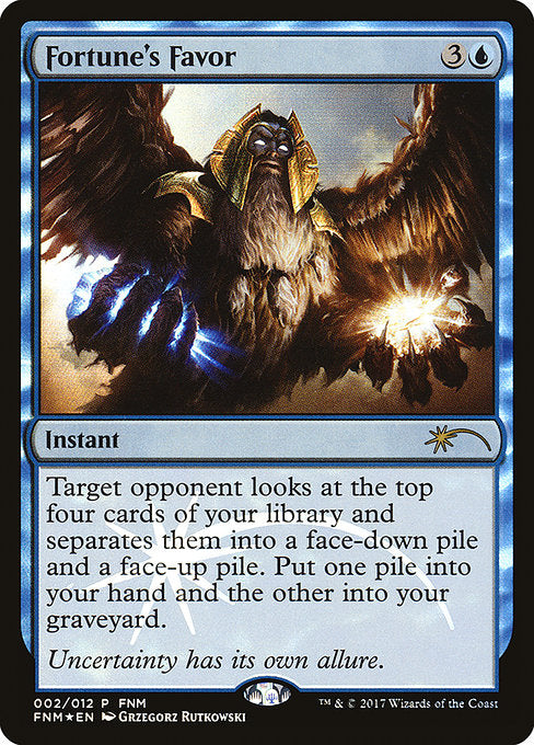 Fortune's Favor (2) [Friday Night Magic 2017]
