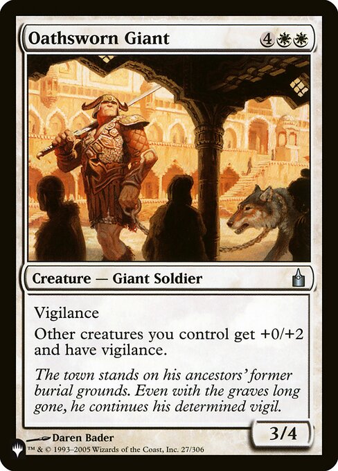 Oathsworn Giant (RAV-27) [The List]