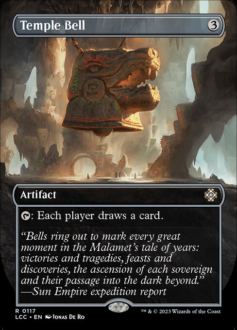 Temple Bell (117) [The Lost Caverns of Ixalan Commander] [Borderless]