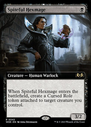 Spiteful Hexmage (343) [Wilds of Eldraine] [Extended Art]