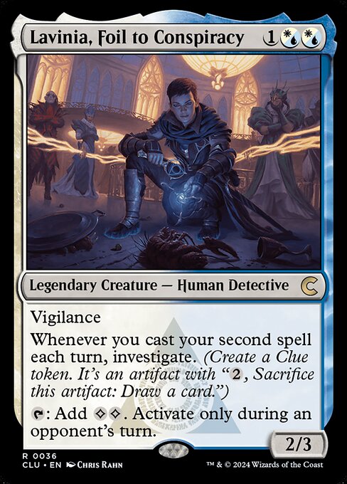 Lavinia, Foil to Conspiracy (36) [Ravnica: Clue Edition]