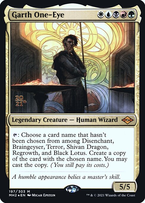 Garth One-Eye (197s) [Modern Horizons 2 Promos]