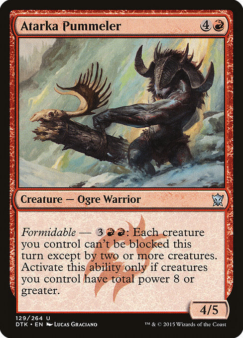 Atarka Pummeler (129) [Dragons of Tarkir]