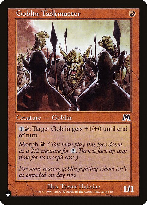 Goblin Taskmaster (ONS-210) [The List]