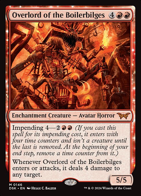 Overlord of the Boilerbilges (146) [Duskmourn: House of Horror]