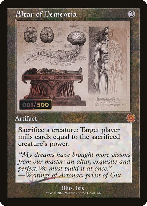 Altar of Dementia (66z) [The Brothers' War Retro Artifacts]