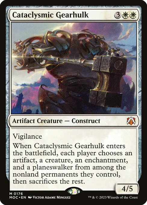 Cataclysmic Gearhulk (176) [March of the Machine Commander]