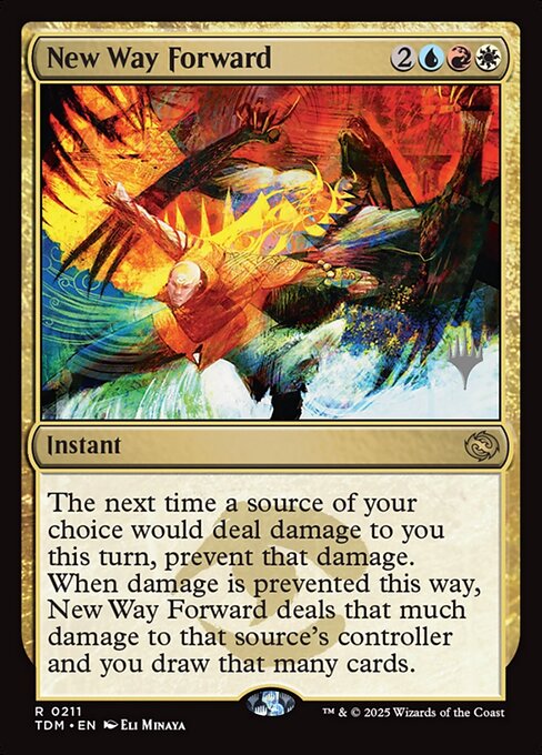 New Way Forward (211p) [Tarkir: Dragonstorm Promos]