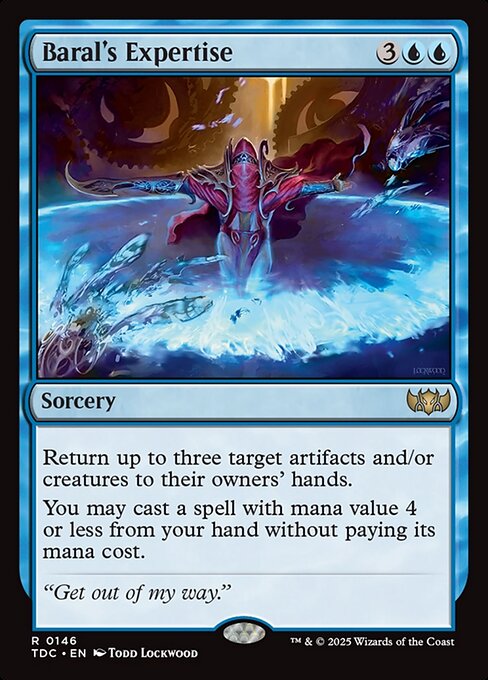 Baral's Expertise (146) [Tarkir: Dragonstorm Commander]