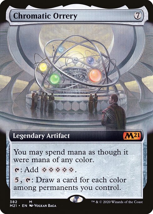 Chromatic Orrery (382) [Core Set 2021] [Extended Art]
