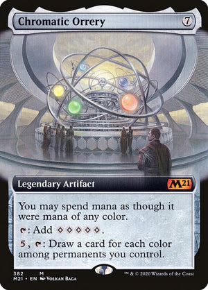 Chromatic Orrery (382) [Core Set 2021] [Extended Art]