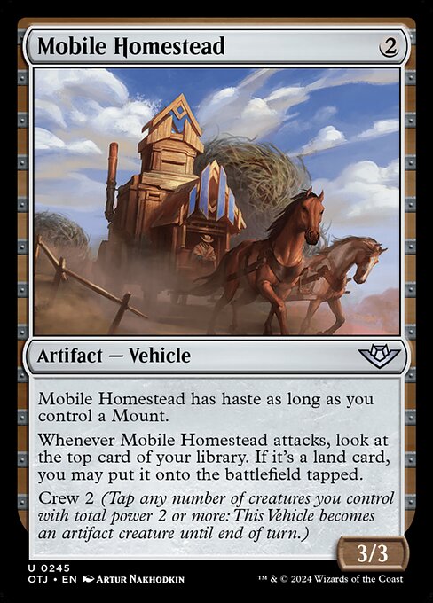 Mobile Homestead (245) [Outlaws of Thunder Junction]