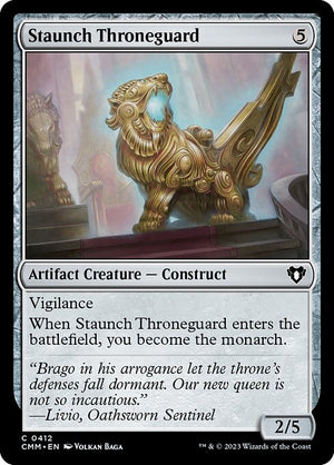 Staunch Throneguard (412) [Commander Masters]
