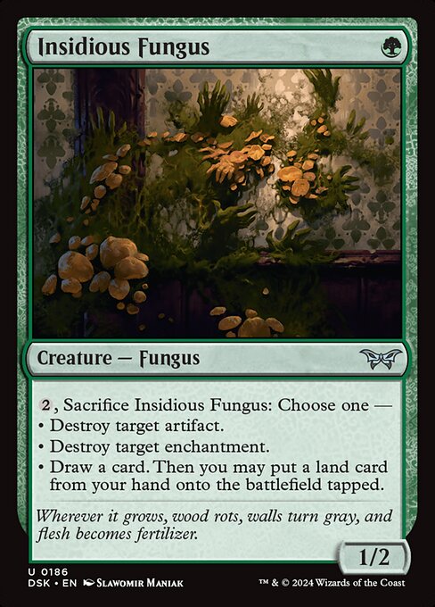 Insidious Fungus (186) [Duskmourn: House of Horror]