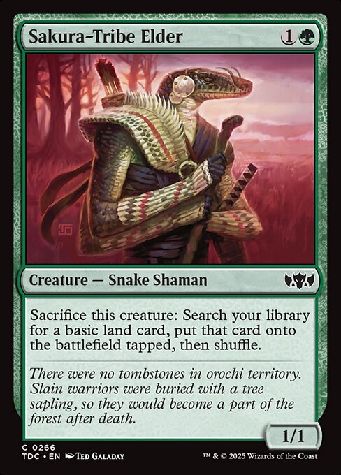 Sakura-Tribe Elder (266) [Tarkir: Dragonstorm Commander]